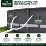 Fibertis Ultra Frame 18 ft x 52 in Round Above-Ground Pool Set with Sand Filter Pump - Image 5