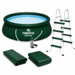 Fibertis Easy Set 15 ft x 48 in Inflatable-Top Pool Kit with 1000 GPH GFCI Filter Pump - Image 2