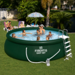 Fibertis Easy Set 15 ft x 48 in Inflatable-Top Pool Kit with 1000 GPH GFCI Filter Pump - Image 3
