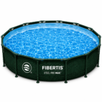 Fibertis Steel Pro 14' x 33" Round Metal Frame Above-Ground Pool Set