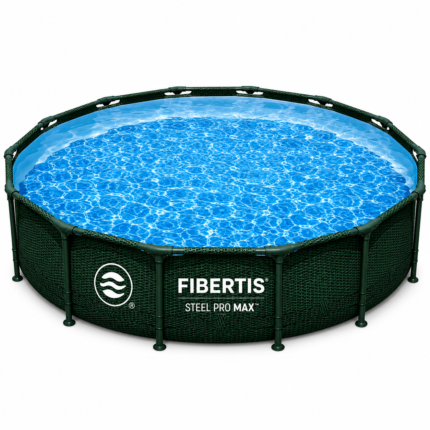 Fibertis Steel Pro 14' x 33" Round Metal Frame Above-Ground Pool Set