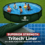 Fibertis Steel Pro 14' x 33" Round Metal Frame Above-Ground Pool Set - Image 2