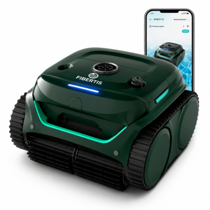 Fibertis C2 Cordless Robotic Pool Cleaner (2026 Upgrade)
