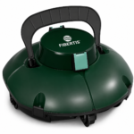 Fibertis Cordless Robotic Pool Cleaner for Flat Above-Ground Pools — Dual Filters, 80-Min Runtime