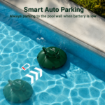 Fibertis Cordless Robotic Pool Cleaner for Flat Above-Ground Pools — Dual Filters, 80-Min Runtime - Image 3